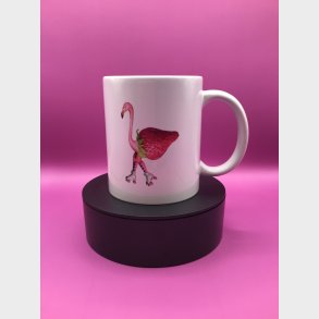 Flamingo on skates