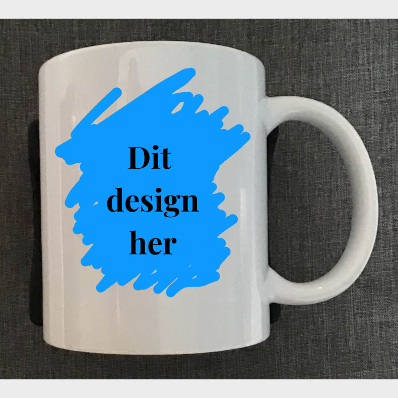 Kop med eget design