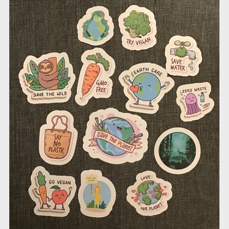 Milj�aktivist stickers�t.