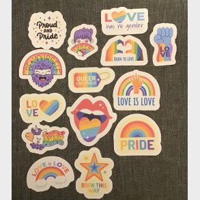 LGBTQ+ stickers�t.