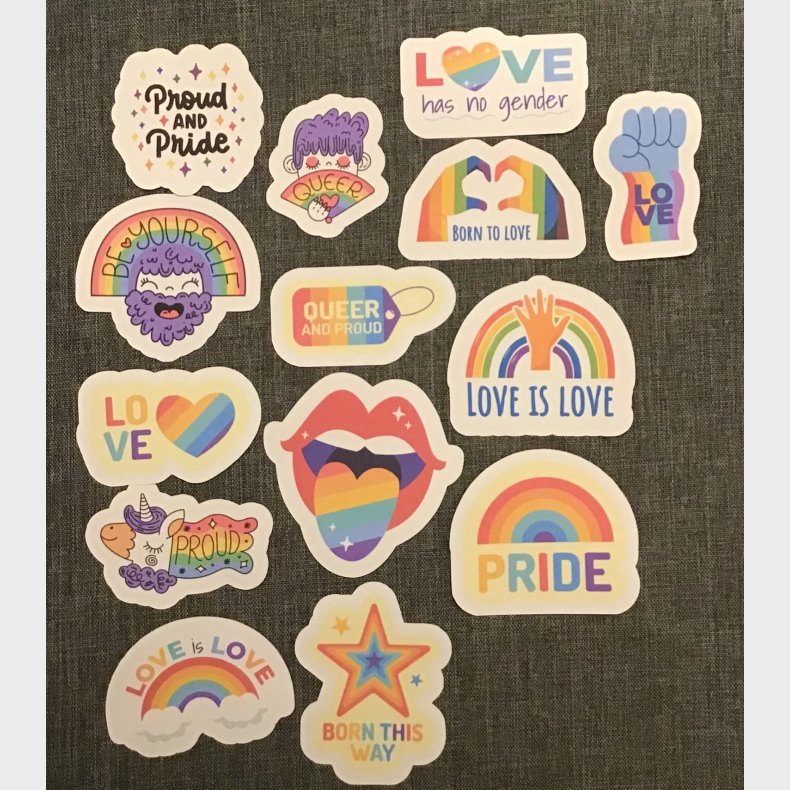 LGBTQ+ stickers�t.