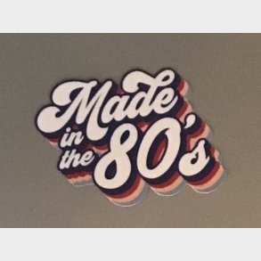 Made in the 80�s 8 x 5,5 cm.