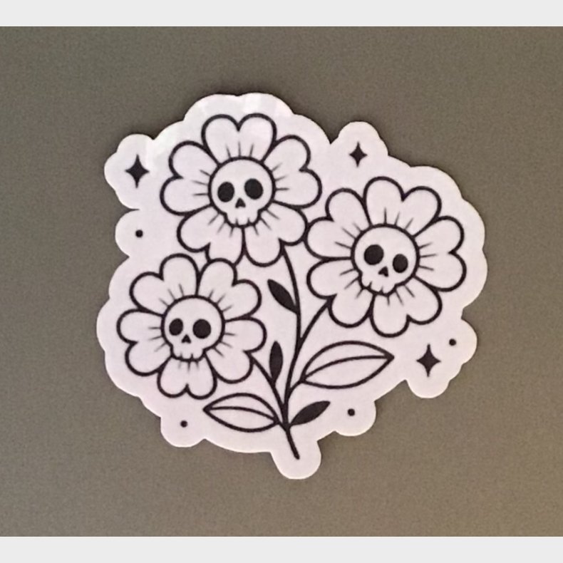 Death flowers 8 x 7,5.