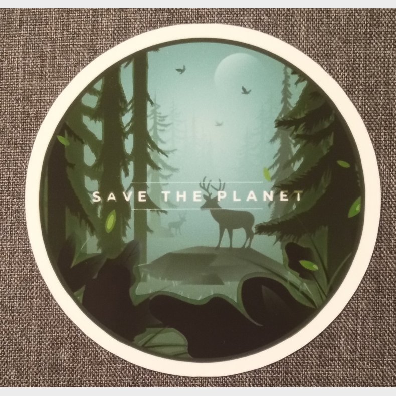 Save the planet 7,5 cm.